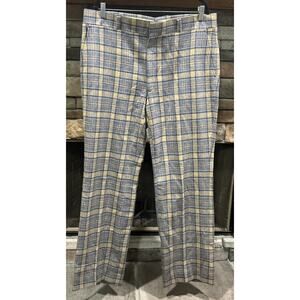 Men’s VTG Pendleton Plaid 100% Wool Flat Front Pants Size 39x32 Actual *C8